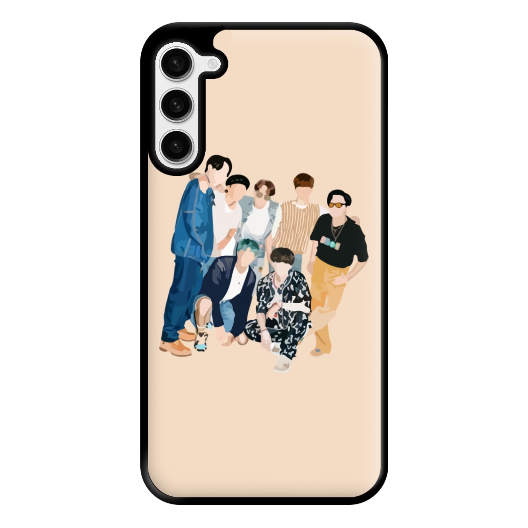 Casual K-Pop Band Band Phone Case for Galaxy S23 Plus