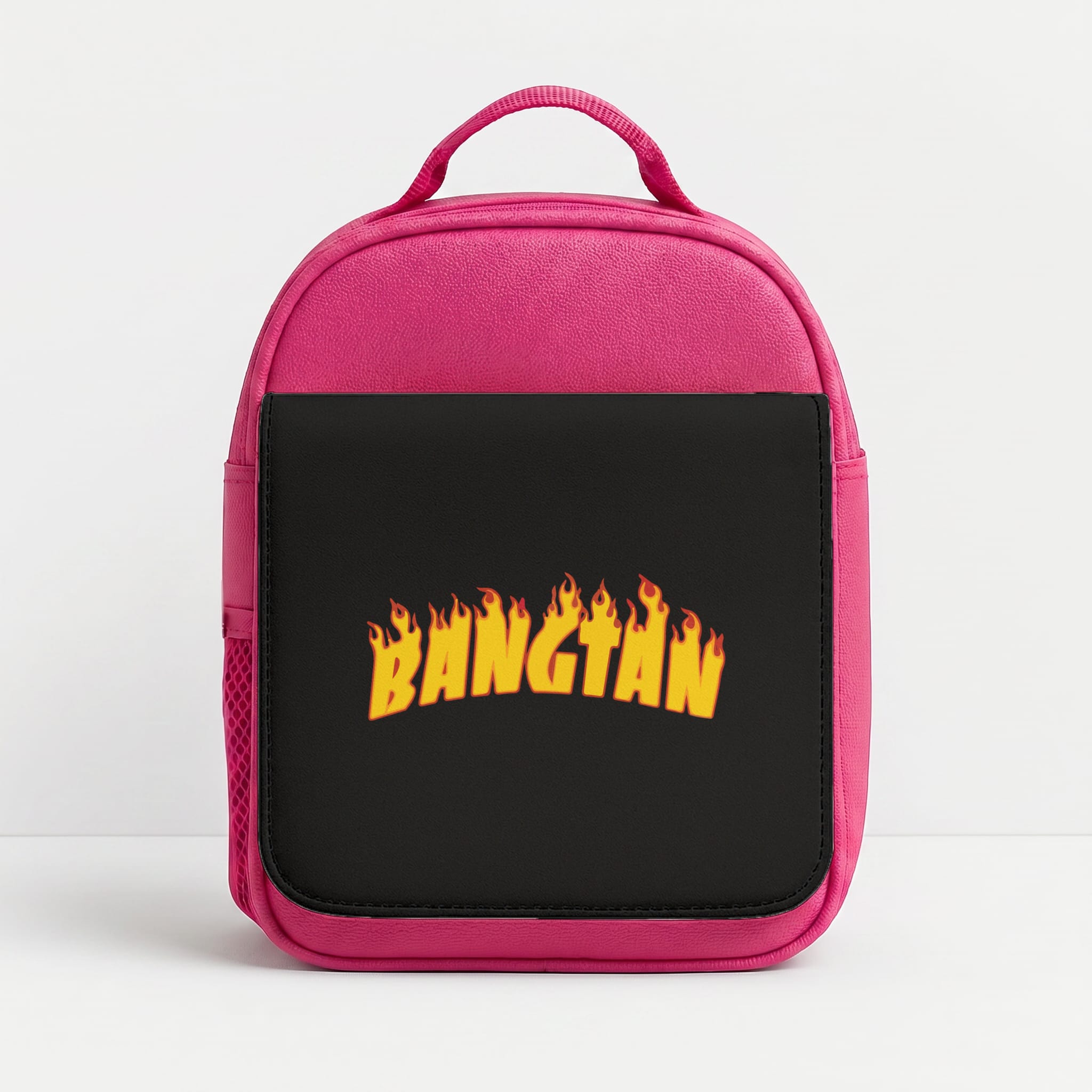 Bangtan Flames - K Pop Lunchbox - Pink