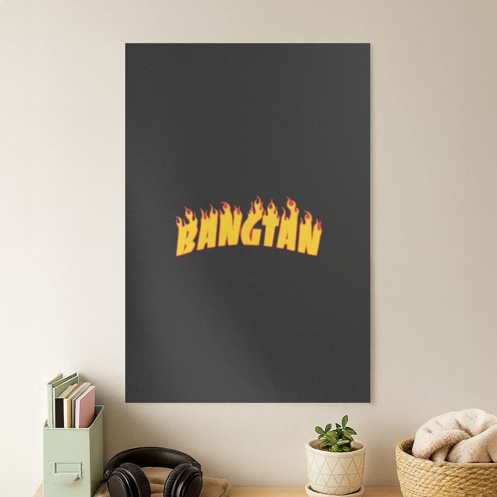 Bangtan Flames - K Pop Poster