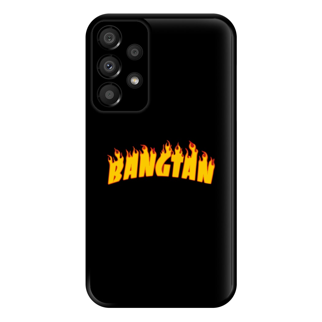 Bangtan Flames - K Pop Phone Case for Galaxy A33