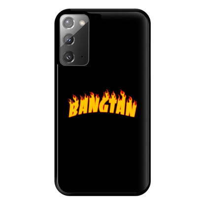 Bangtan Flames - K Pop Phone Case for Galaxy Note 20 Ultra