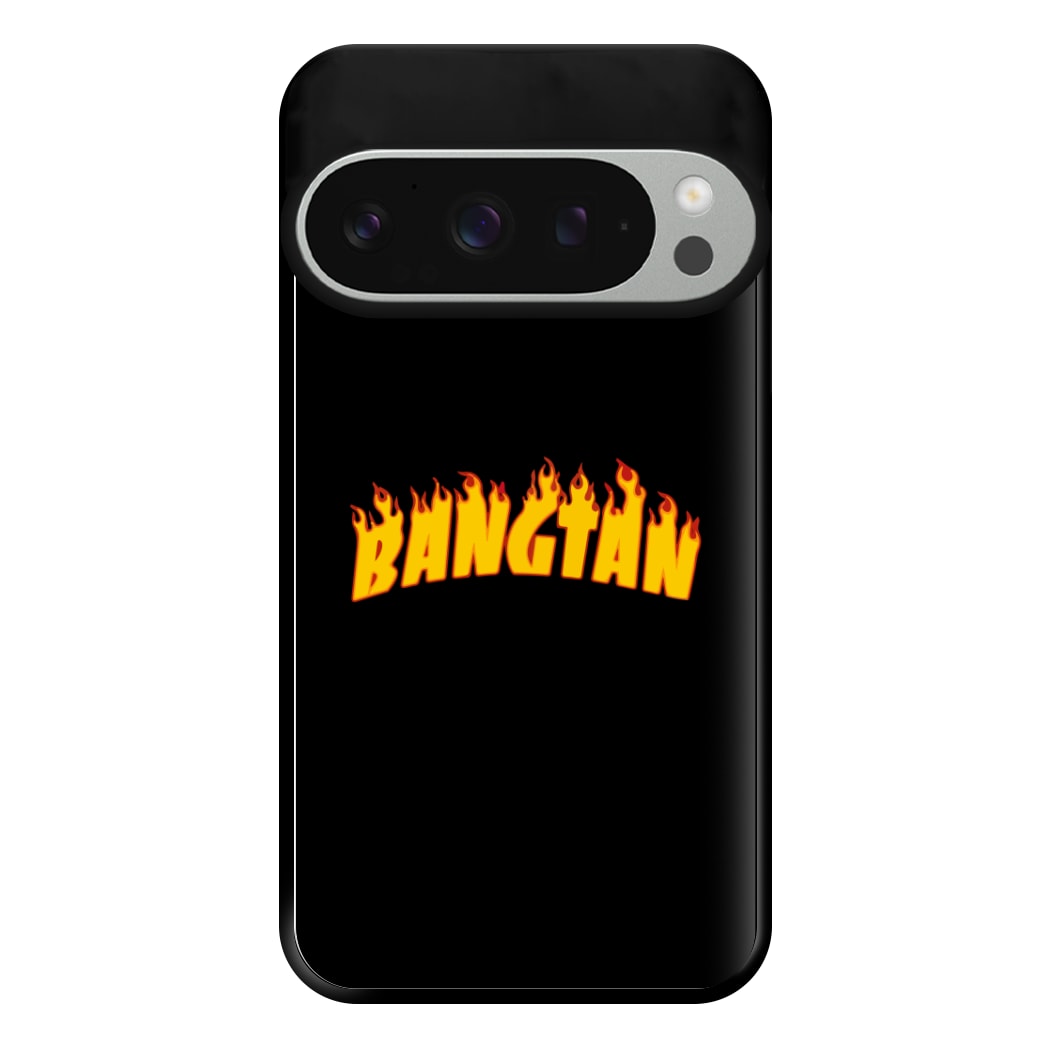 Bangtan Flames - K Pop Phone Case for Google Pixel 9 Pro XL