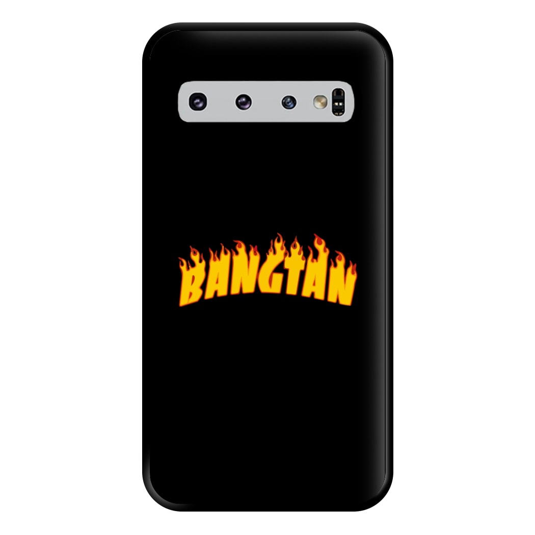 Bangtan Flames - K Pop Phone Case for Galaxy S10 Plus