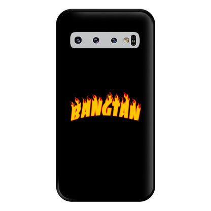 Bangtan Flames - K Pop Phone Case for Galaxy S10 Plus