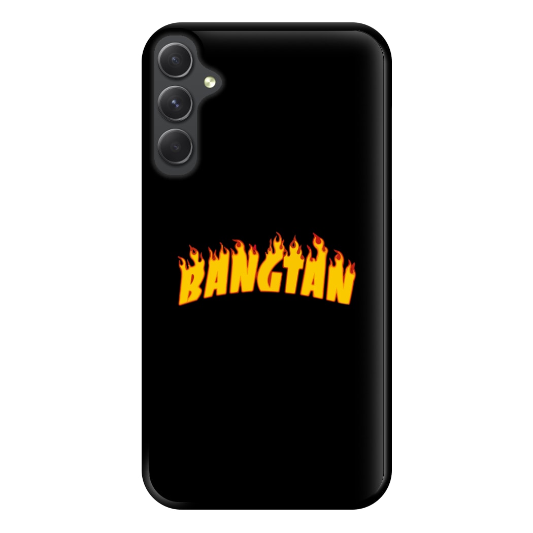 Bangtan Flames - K Pop Phone Case for Galaxy A34