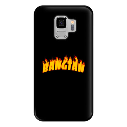 Bangtan Flames - K Pop Phone Case for Galaxy S9 Plus