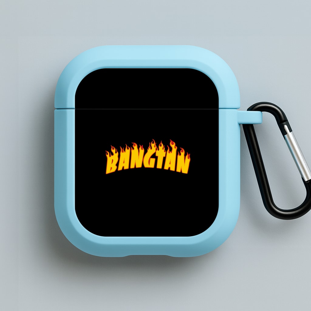 Bangtan Flames - K Pop Blue AirPods Case
