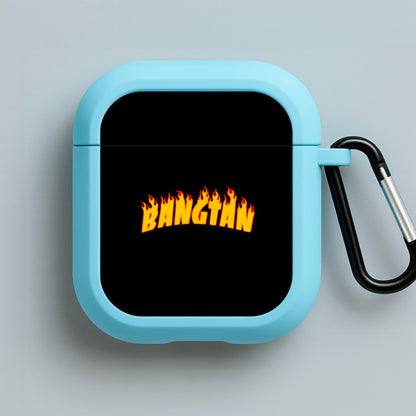 Bangtan Flames - K Pop Blue AirPods Case