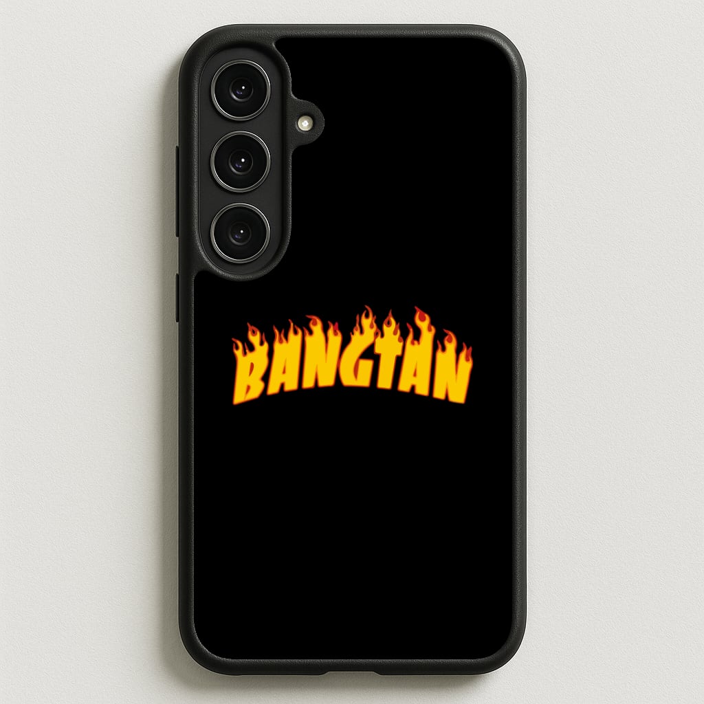 Bangtan Flames - K Pop Phone Case for Galaxy S25FE