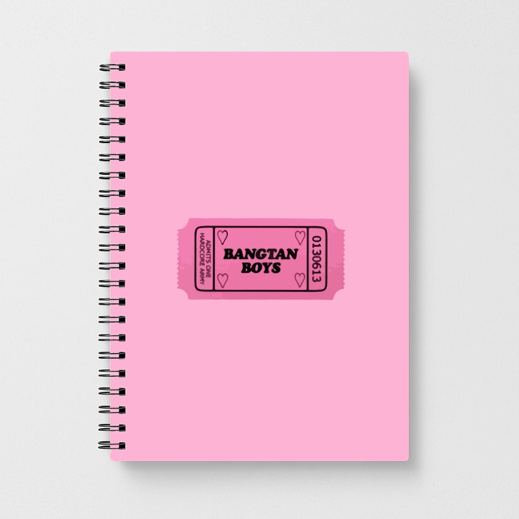 Bangtan Boys Ticket - K Pop Notebook