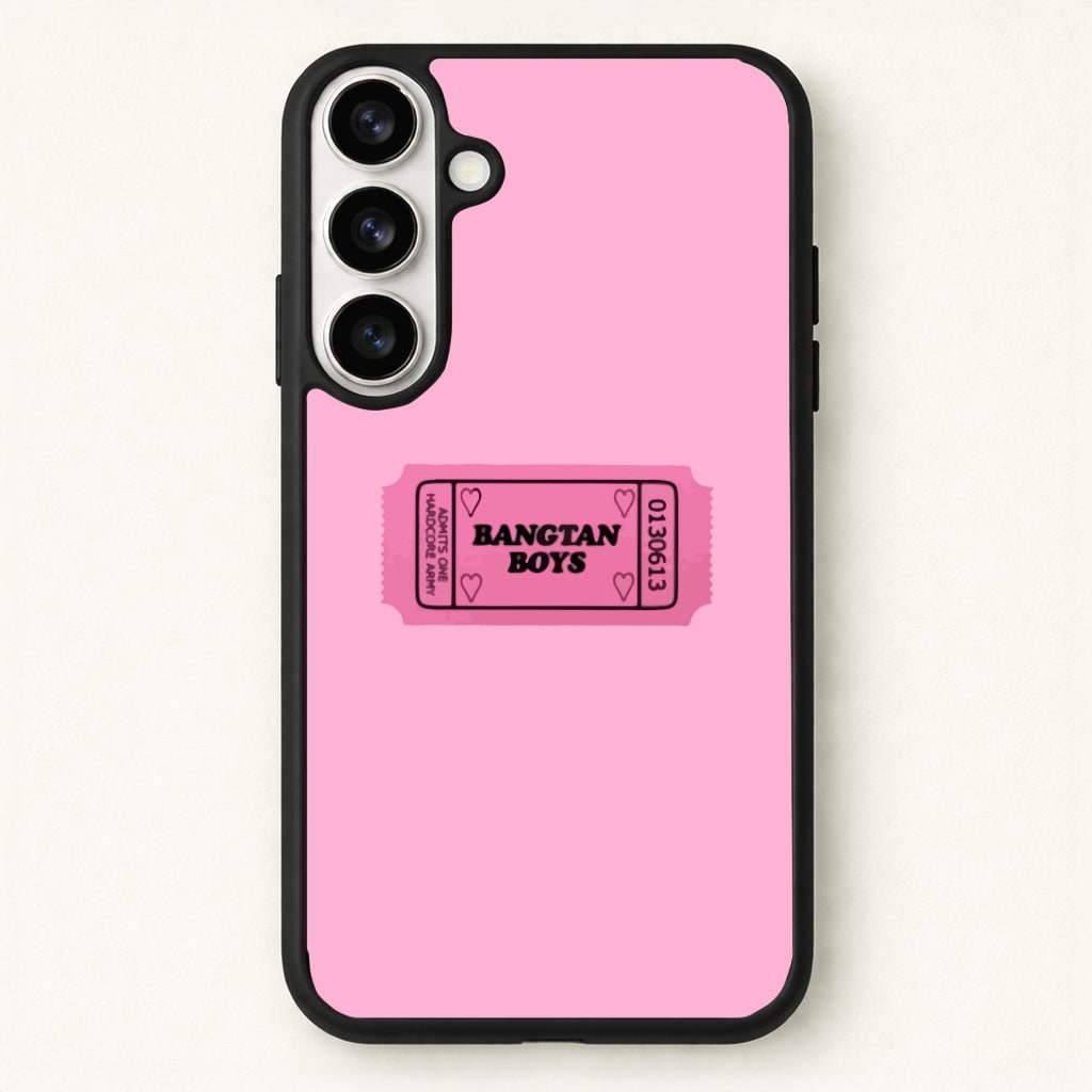 Bangtan Boys Ticket - K Pop Phone Case for Galaxy S26