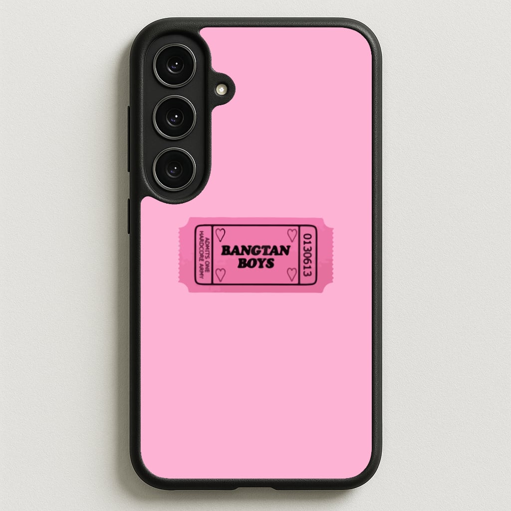 Bangtan Boys Ticket - K Pop Phone Case for Galaxy S25FE