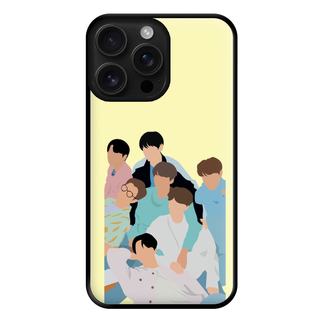 Band Members Of K-Pop Band Phone Case for iPhone 16 Pro Max