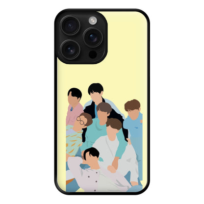 Band Members Of K-Pop Band Phone Case for iPhone 16 Pro Max