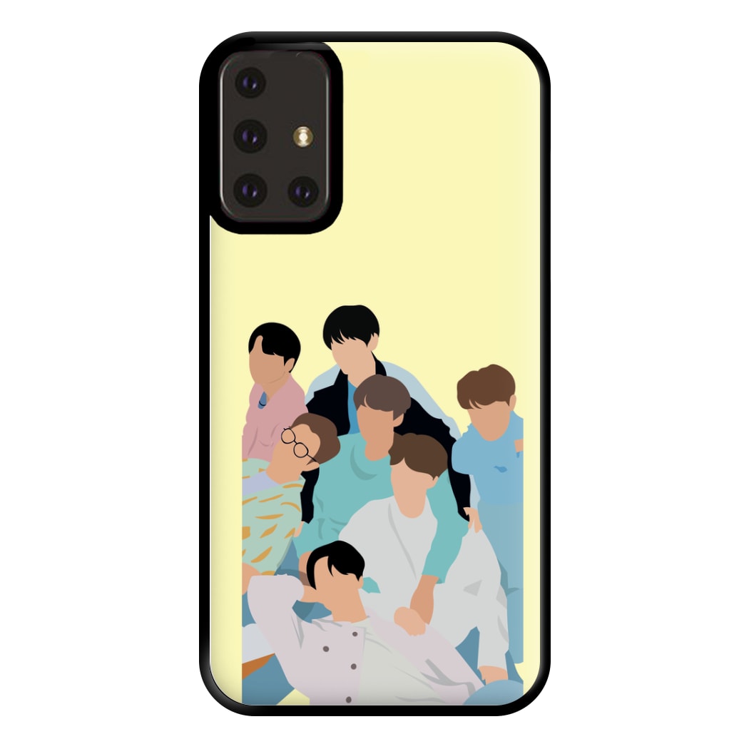 Band Members Of K-Pop Band Phone Case for Galaxy A71