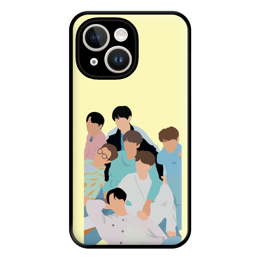 Band Members Of K-Pop Band Phone Case for iPhone 14 Plus