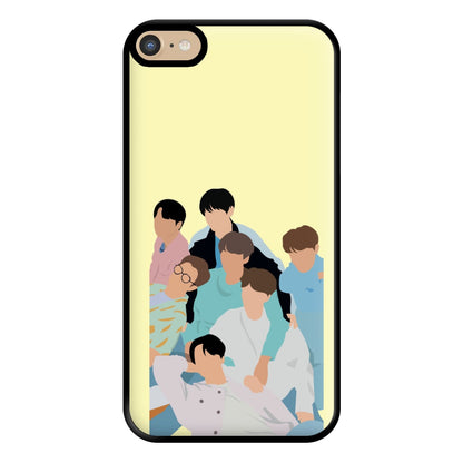 Band Members Of K-Pop Band Phone Case for iPhone 6 Plus / 7 Plus / 8 Plus