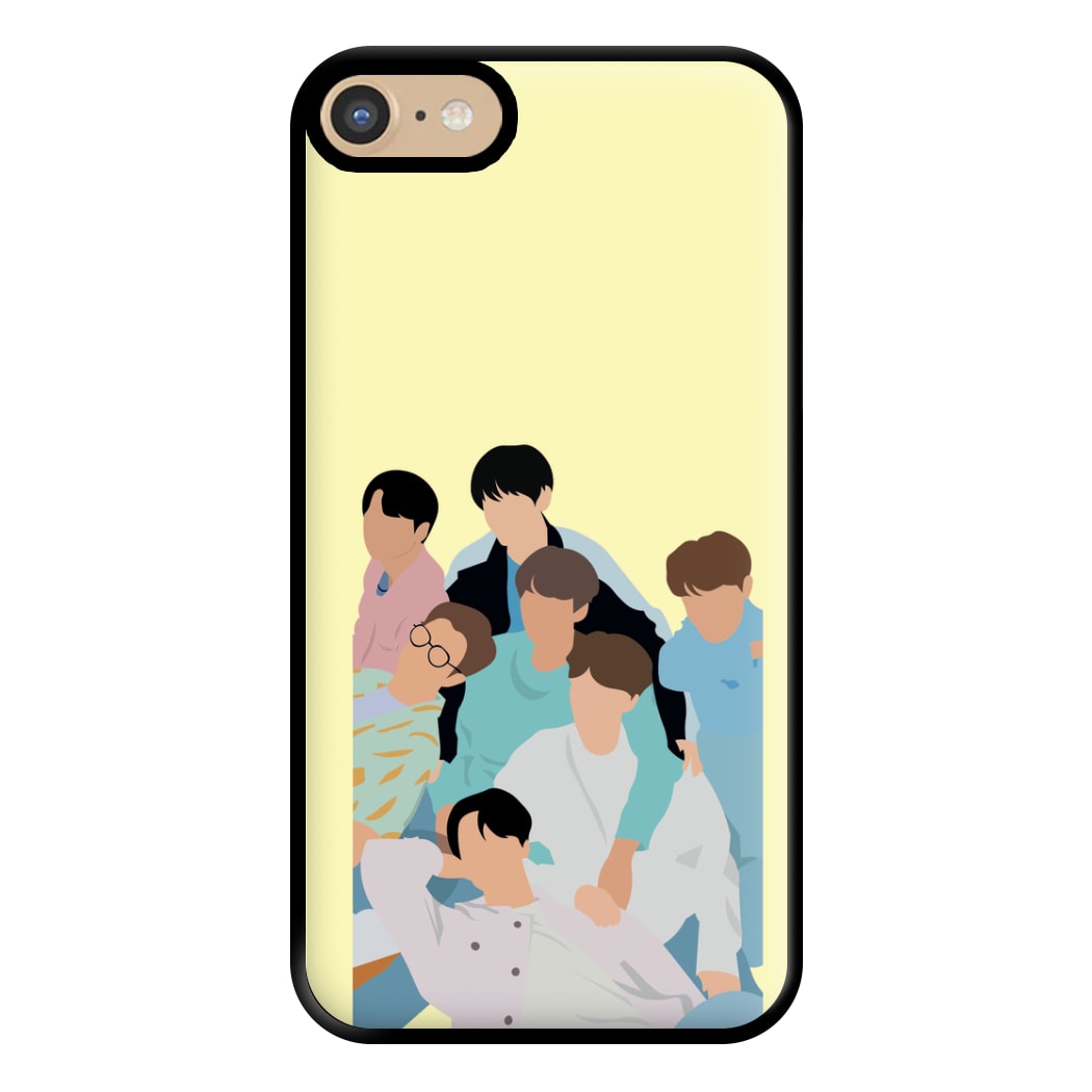 Band Members Of K-Pop Band Phone Case for iPhone 6 / 7 / 8 / SE