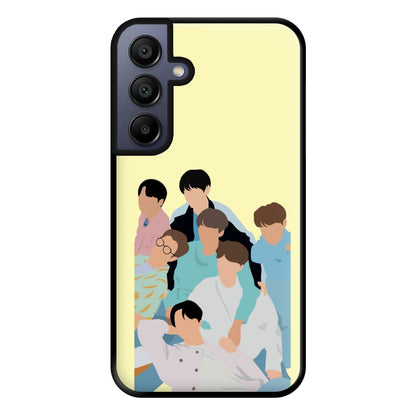 Band Members Of K-Pop Band Phone Case for Galaxy A15