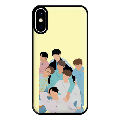 Band Members Of K-Pop Band Phone Case for iPhone XS Max