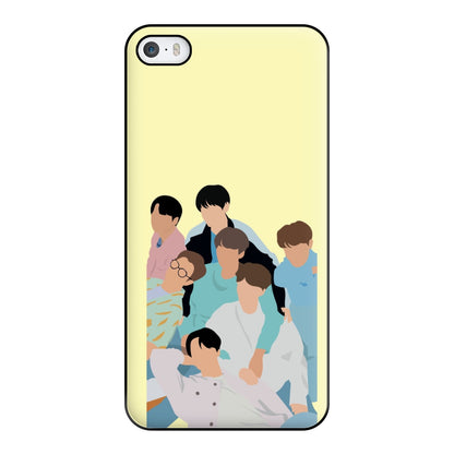 Band Members Of K-Pop Band Phone Case for iPhone 5 / 5s / SE 2016