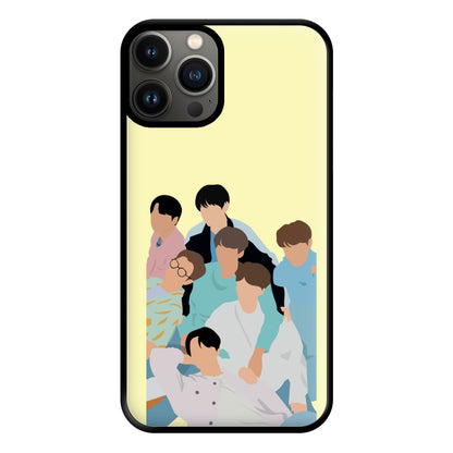 Band Members Of K-Pop Band Phone Case for iPhone 13 Pro Max