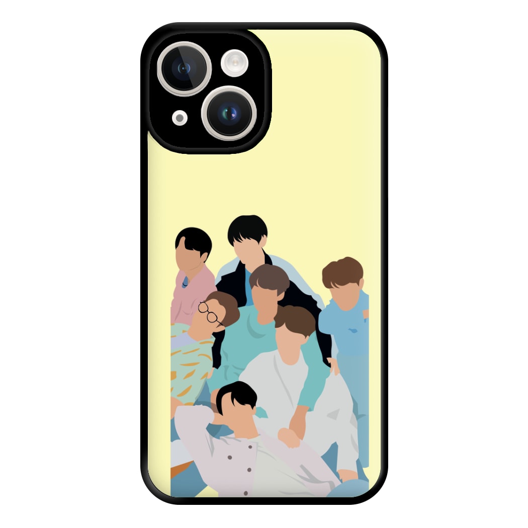 Band Members Of K-Pop Band Phone Case for iPhone 14