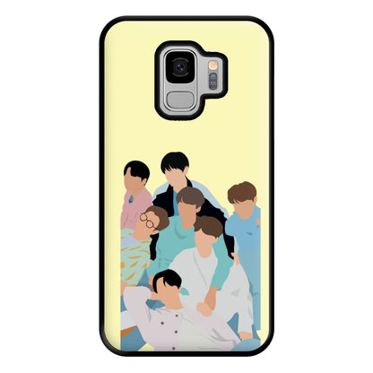 Band Members Of K-Pop Band Phone Case for Galaxy S9 Plus