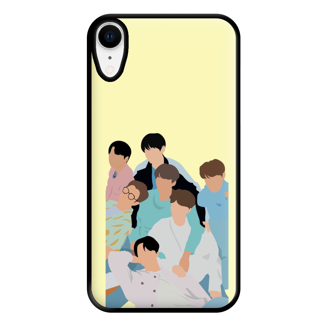 Band Members Of K-Pop Band Phone Case for iPhone XR