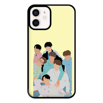 Band Members Of K-Pop Band Phone Case for iPhone 13 Mini