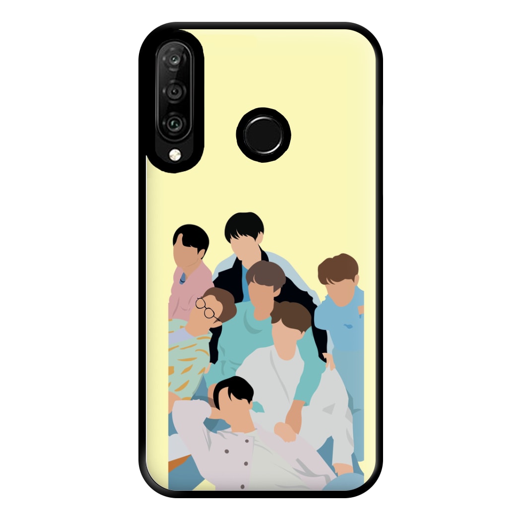 Band Members Of K-Pop Band Phone Case for Huawei P30 Lite