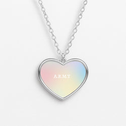 A.R.M.Y - K Pop Heart Necklace