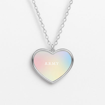 A.R.M.Y - K Pop Heart Necklace