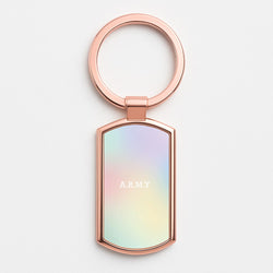 A.R.M.Y - K Pop Rose Gold Keyring