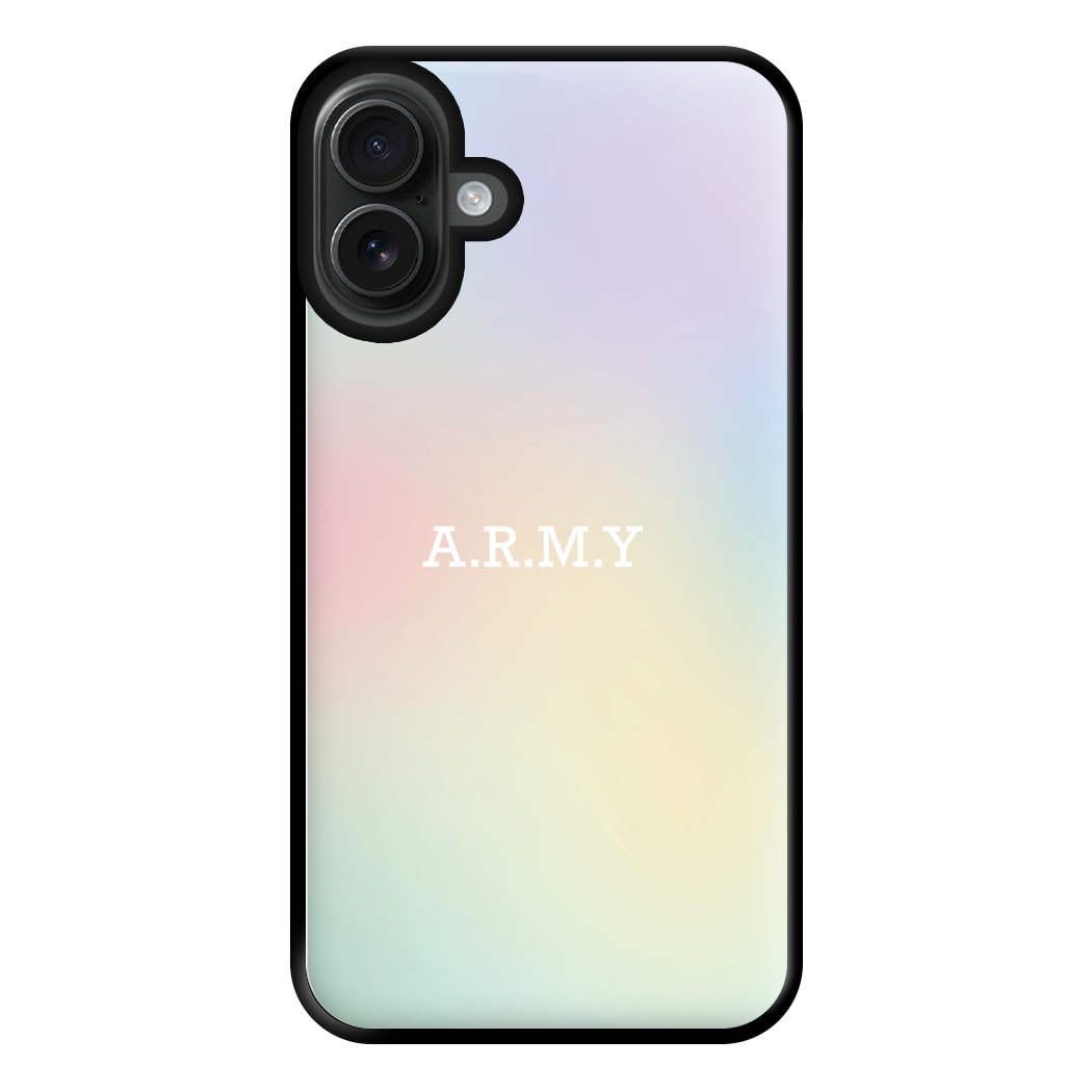 A.R.M.Y - K Pop Phone Case for iPhone 16 Plus