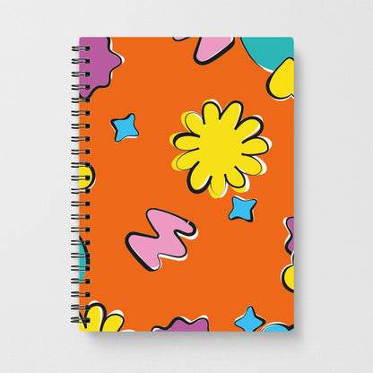 K-Pop Band Flowers Patterns Notebook