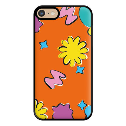 K-Pop Band Flowers Patterns Phone Case for iPhone 6 / 7 / 8 / SE