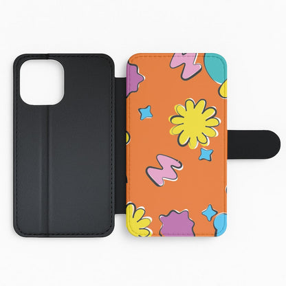 K-Pop Band Flowers Patterns Flip Phone Case