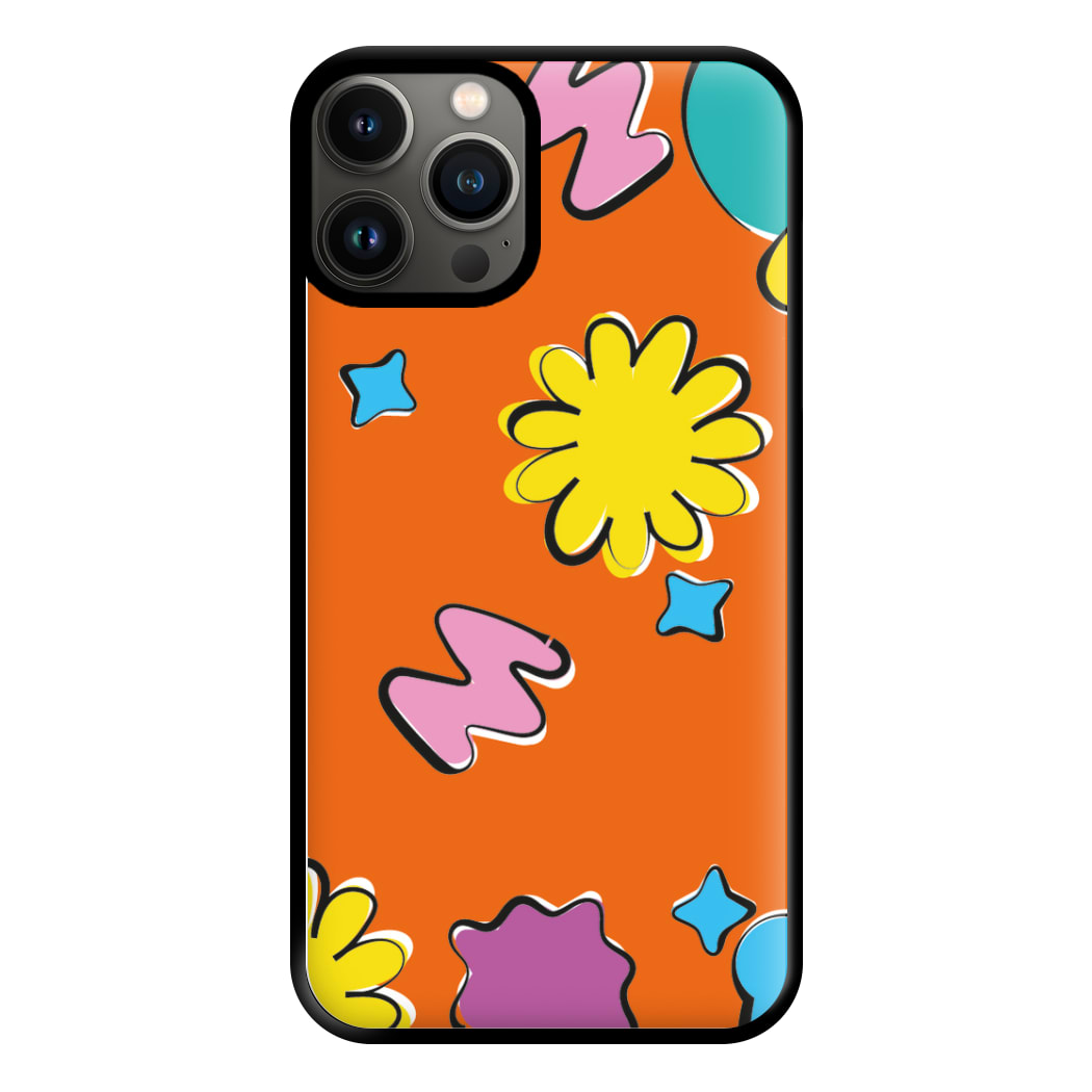 K-Pop Band Flowers Patterns Phone Case for iPhone 13 Pro Max