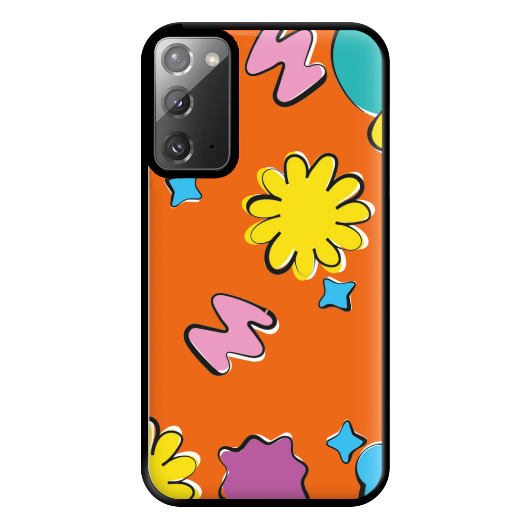 K-Pop Band Flowers Patterns Phone Case for Galaxy Note 20 Ultra