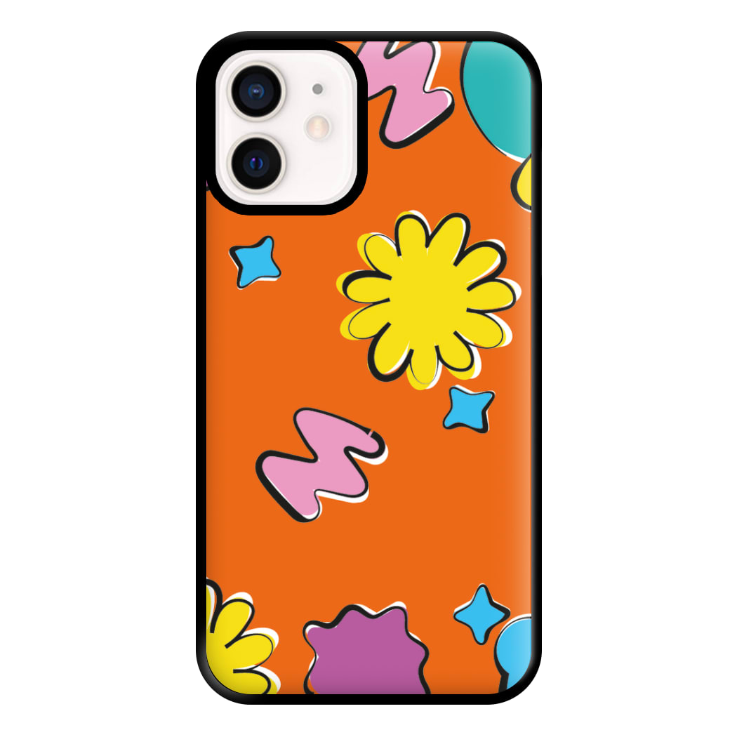 K-Pop Band Flowers Patterns Phone Case for iPhone 13 Mini