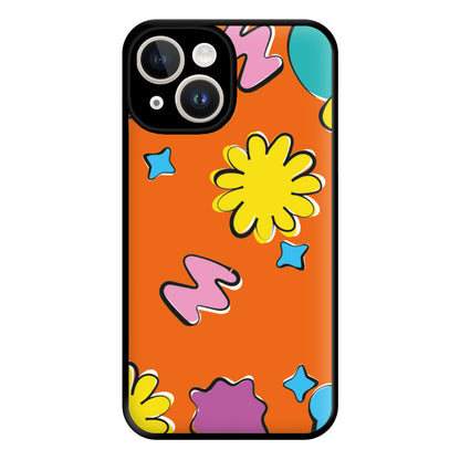 K-Pop Band Flowers Patterns Phone Case for iPhone 14