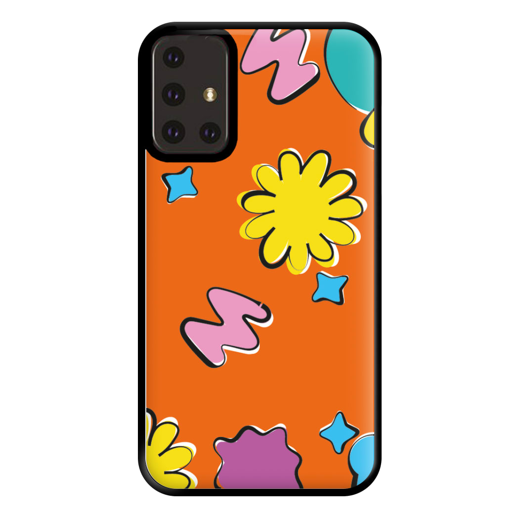 K-Pop Band Flowers Patterns Phone Case for Galaxy A71