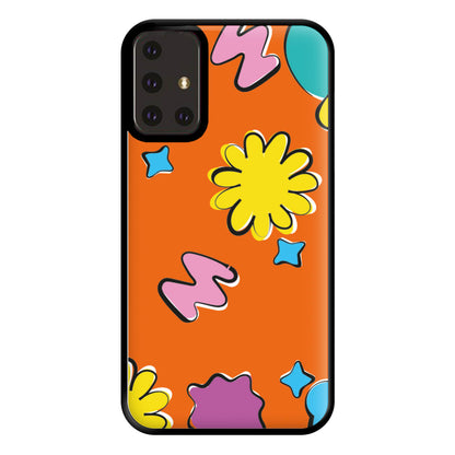 K-Pop Band Flowers Patterns Phone Case for Galaxy A71