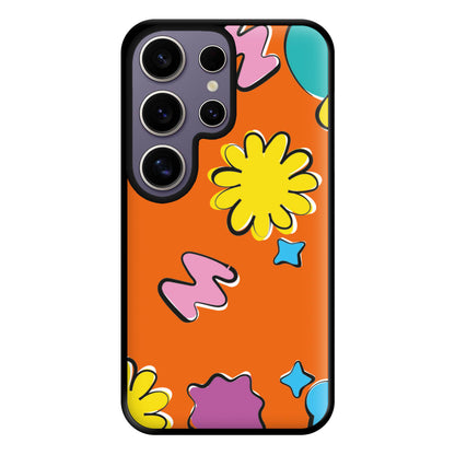 K-Pop Band Flowers Patterns Phone Case for Galaxy S25 Ultra