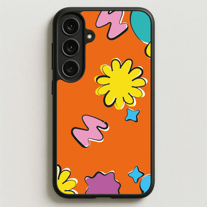 K-Pop Band Flowers Patterns Phone Case for Galaxy S25FE
