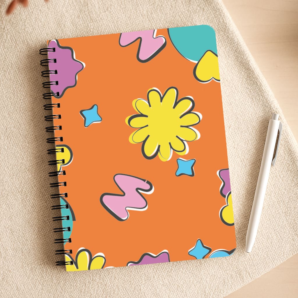 K-Pop Band Flowers Patterns Notepad