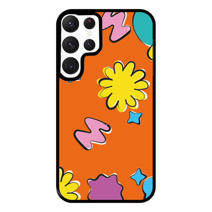 K-Pop Band Flowers Patterns Phone Case for Galaxy S22 Ultra