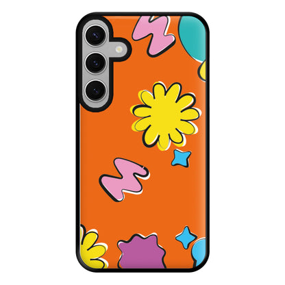 K-Pop Band Flowers Patterns Phone Case for Galaxy S24FE