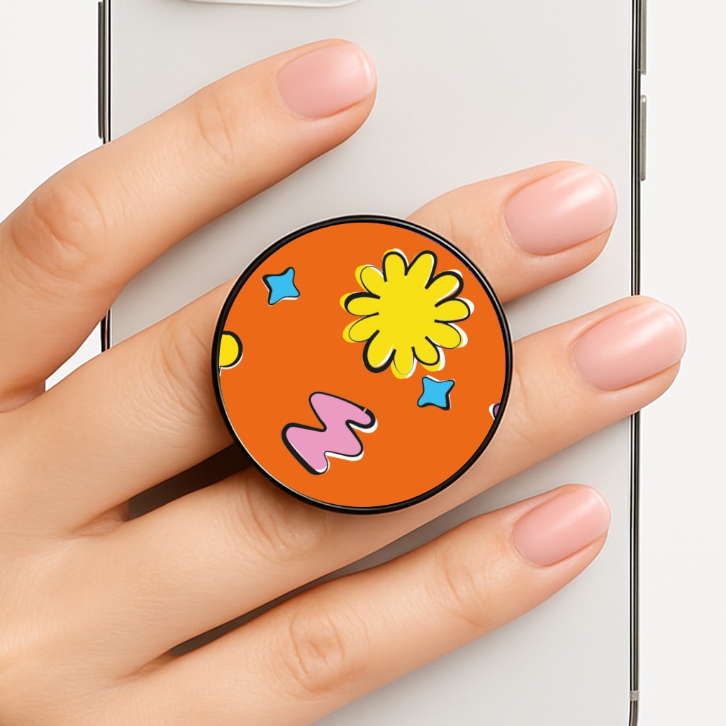 K-Pop Band Flowers Patterns Phone Grip